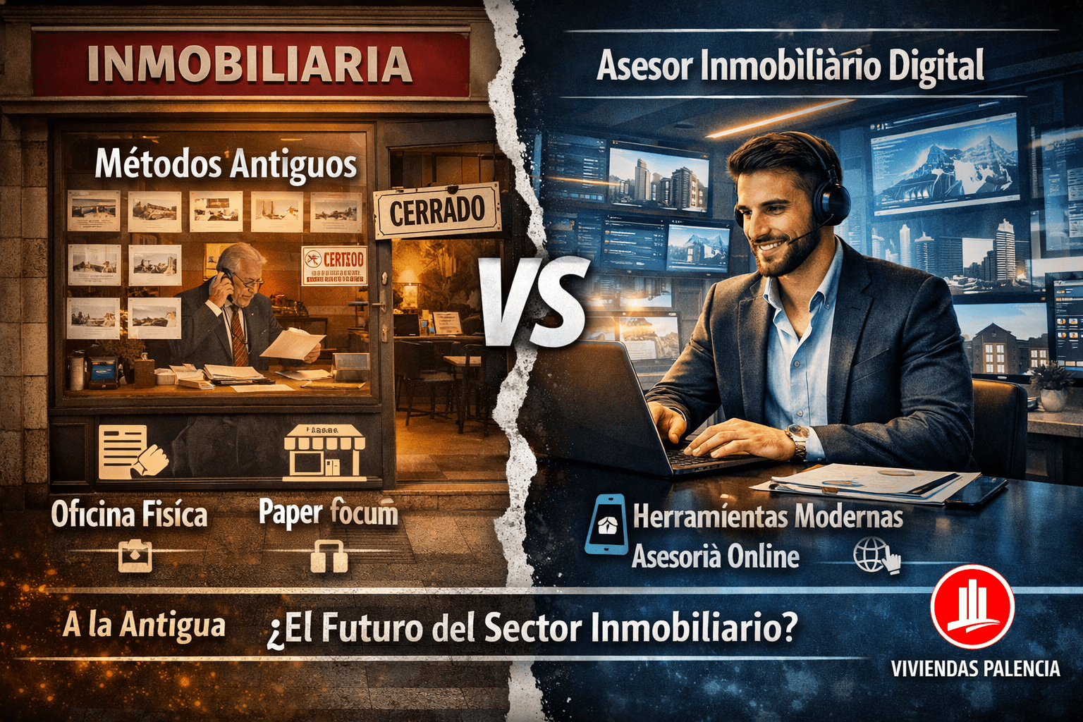 Como funcionan las inmobiliarias online sin oficina en Palencia