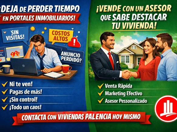 Desventajas de publicar en portales inmobiliarios para vender en Palencia
