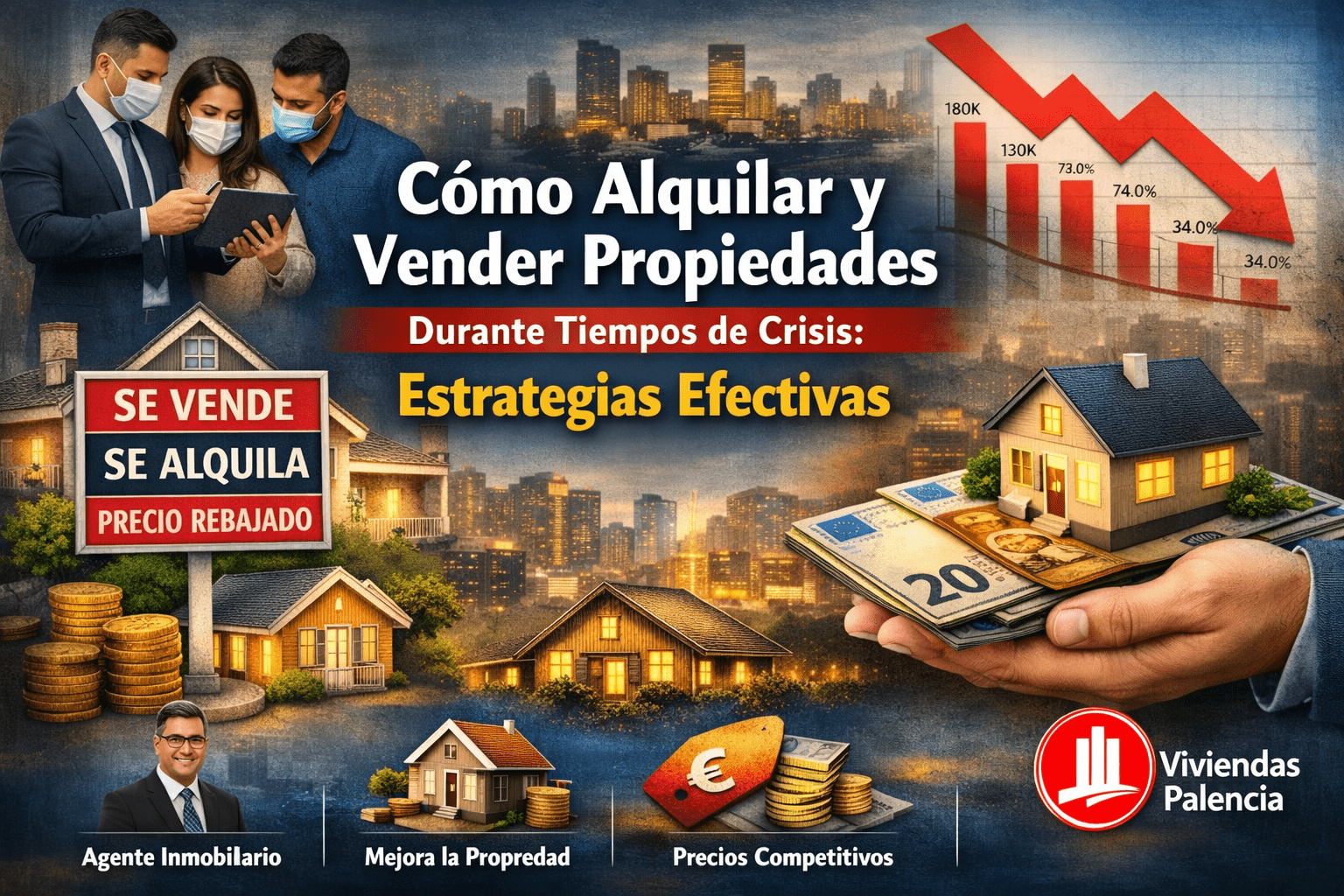 Como encontrar comprador solvente para vender en crisis en Palencia