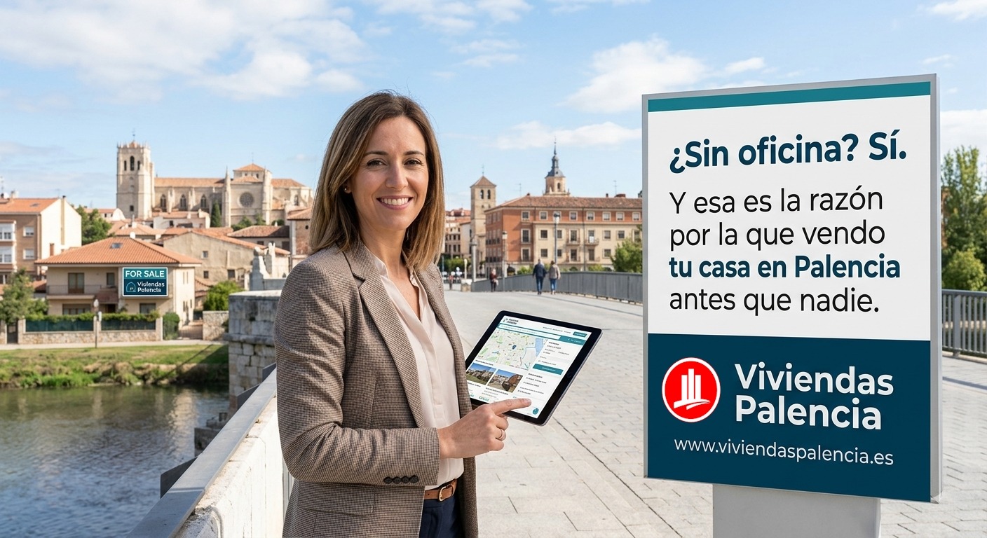 Inmobiliaria sin oficina en Palencia que vende tu casa antes que nadie