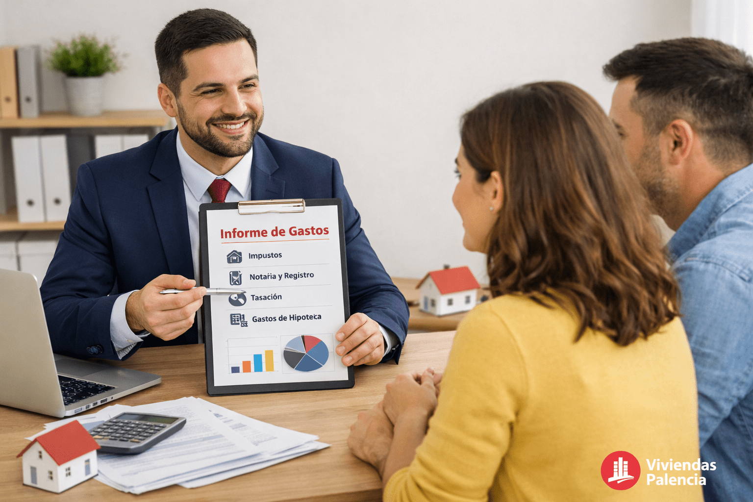 Informe detallado de gastos al comprar piso en Palencia