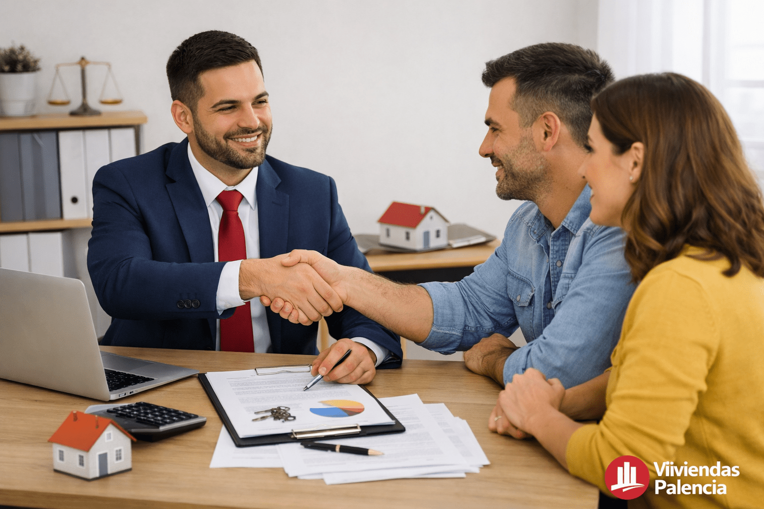 Negociacion del precio de compraventa de inmueble en Palencia